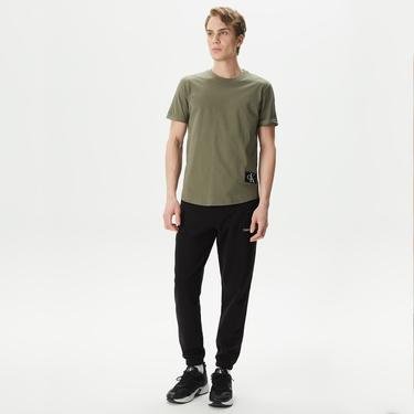  Calvin Klein Jeans Monologo Badge Erkek Yeşil T-shirt