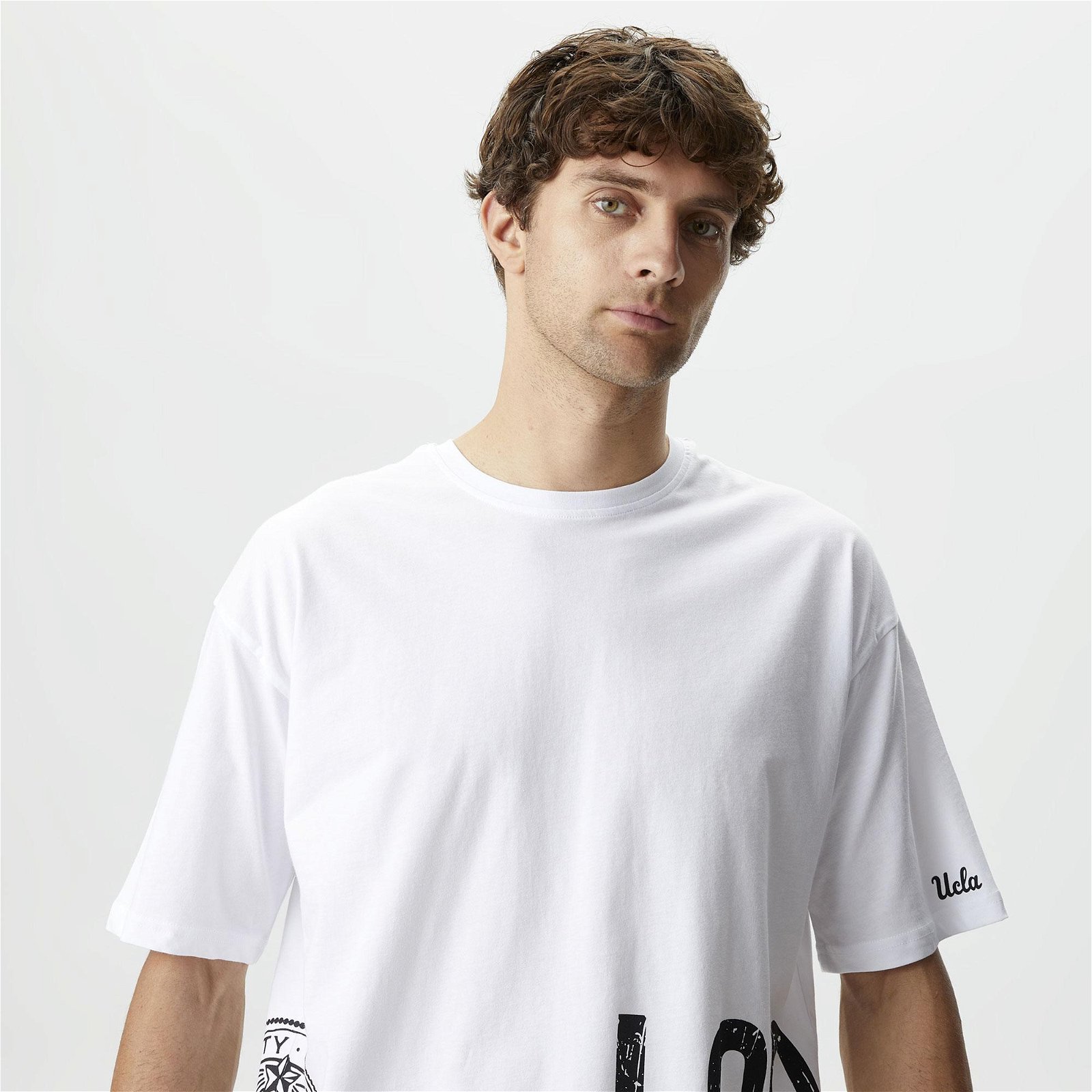 Ucla Igniso Erkek Beyaz T-Shirt