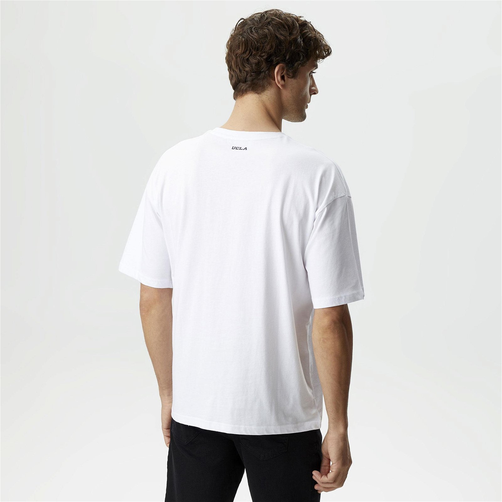 Ucla Alves Erkek Beyaz T-Shirt