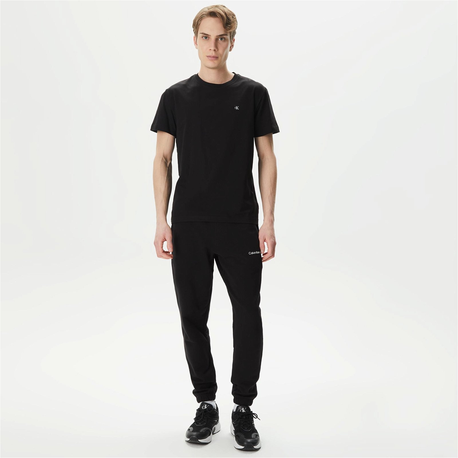 Calvin Klein Jeans Cap Warm Weather Erkek Siyah T-shirt