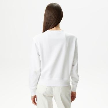  Guess CN Original Kadın Beyaz Sweatshirt