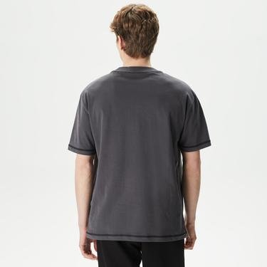  Calvin Klein Jeans Monologo Erkek Gri T-shirt