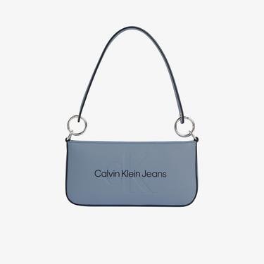  Calvin Klein Jeans Sculpted Kadın Mavi Omuz Çantası