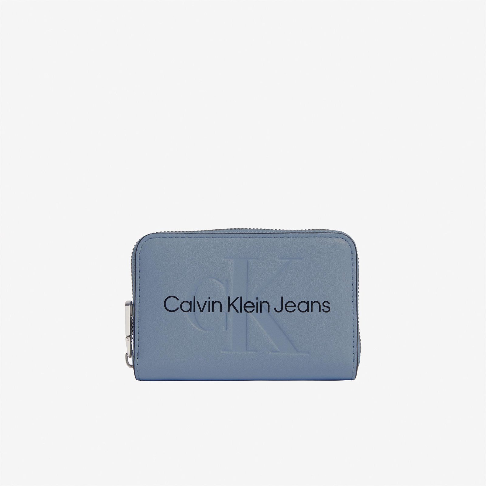 Calvin Klein Jeans Sculpted Kadın Mavi Cüzdan