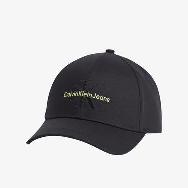  Calvin Klein Jeans Monogram New Kadın Siyah Şapka