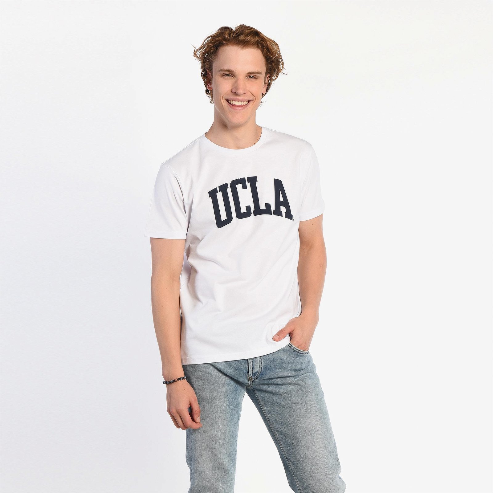 Ucla Culver Erkek Beyaz T-Shirt