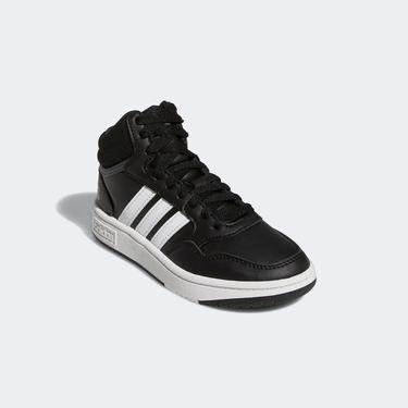  adidas Sportswear Hoops 3.0 Mid Çocuk Siyah Spor Ayakkabı