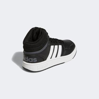  adidas Sportswear Hoops 3.0 Mid Çocuk Siyah Spor Ayakkabı