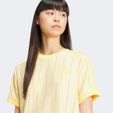  adidas 3-Stripes Kadın Sarı T-Shirt