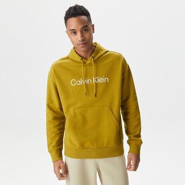  Calvin Klein New Essentials Erkek Sarı Sweatshirt