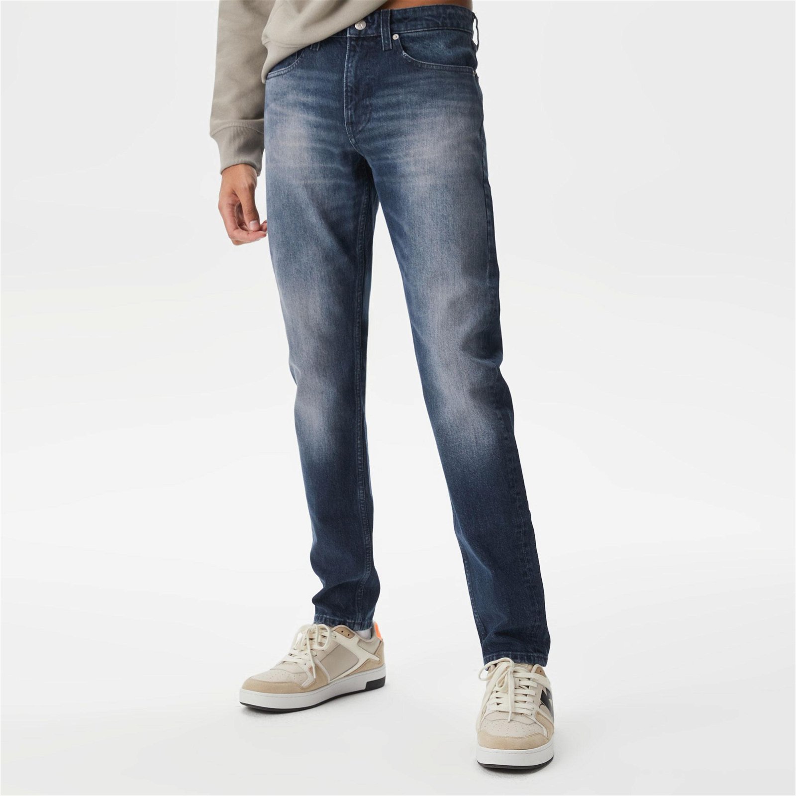 Calvin Klein Jeans Erkek Mavi Jean