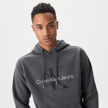  Calvin Klein Jeans Core Essentials Erkek Gri Sweatshirt