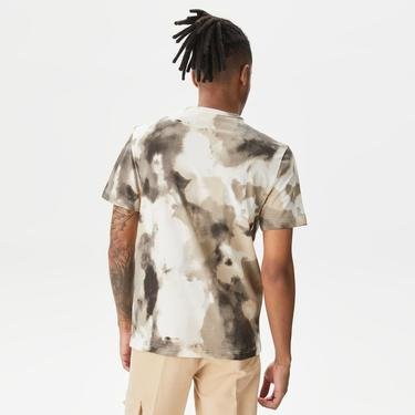  Calvin Klein Camo All Over Print Erkek Bej T-Shirt