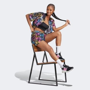  adidas W Tiro Q2 Kadın Renkli Gömlek
