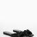 Mango Kadın Kare Burunlu Düğüm Detaylı Sandalet Siyah