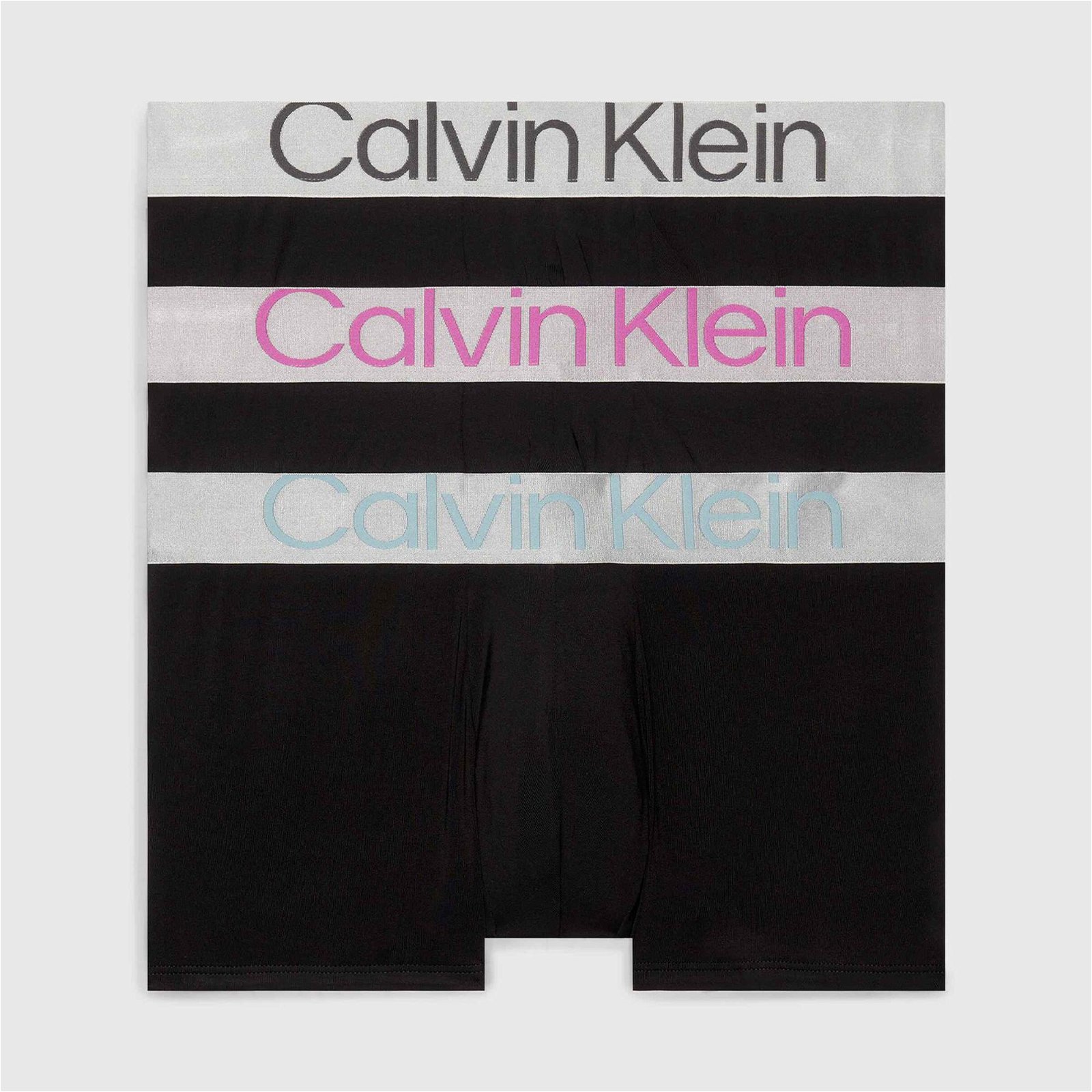 Calvin Klein Steel Micro Erkek Siyah 3'lü Boxer