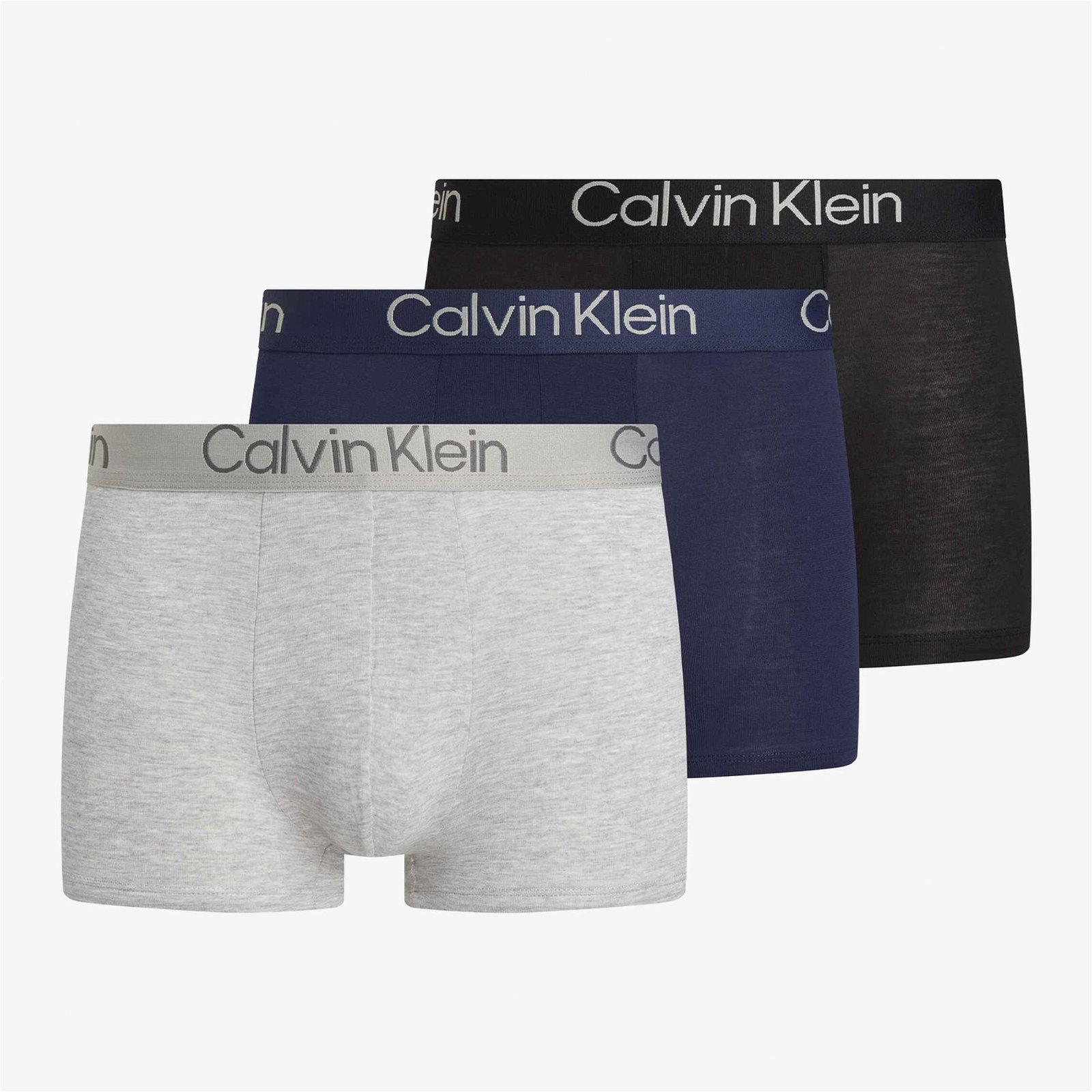 Calvin Klein Ultra-Soft Modern Erkek Renkli 3'lü Boxer