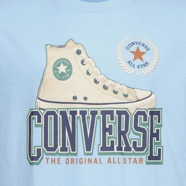  Converse Script Sneaker Organic Jersey Çocuk Beyaz T-Shirt
