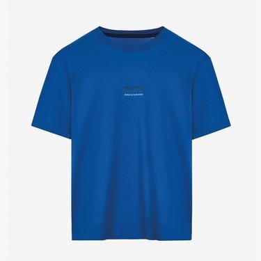  Skechers Essential Erkek Mavi T-Shirt
