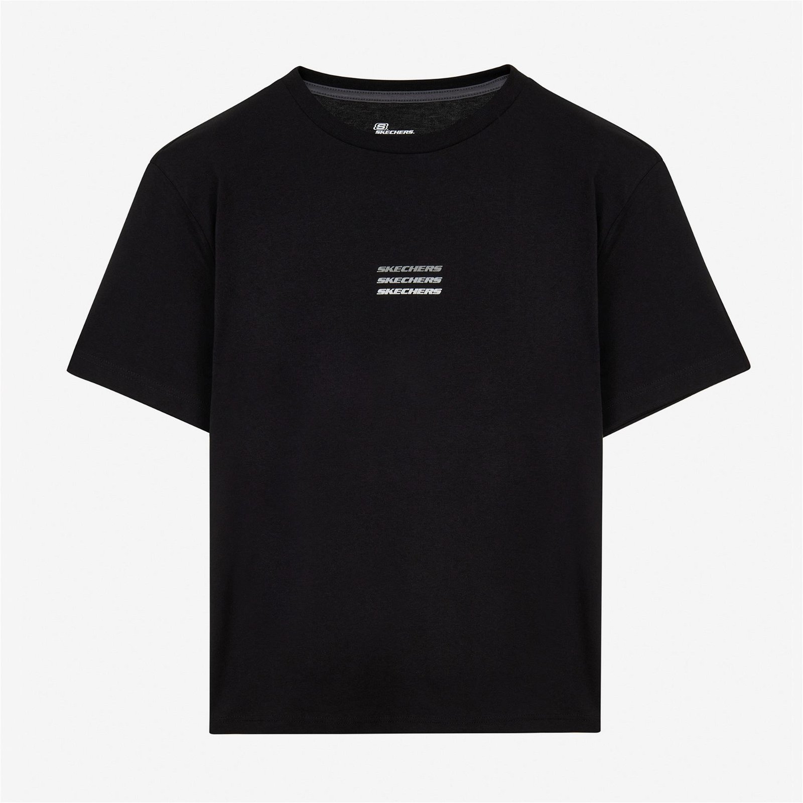 Skechers Essential Erkek Siyah T-Shirt