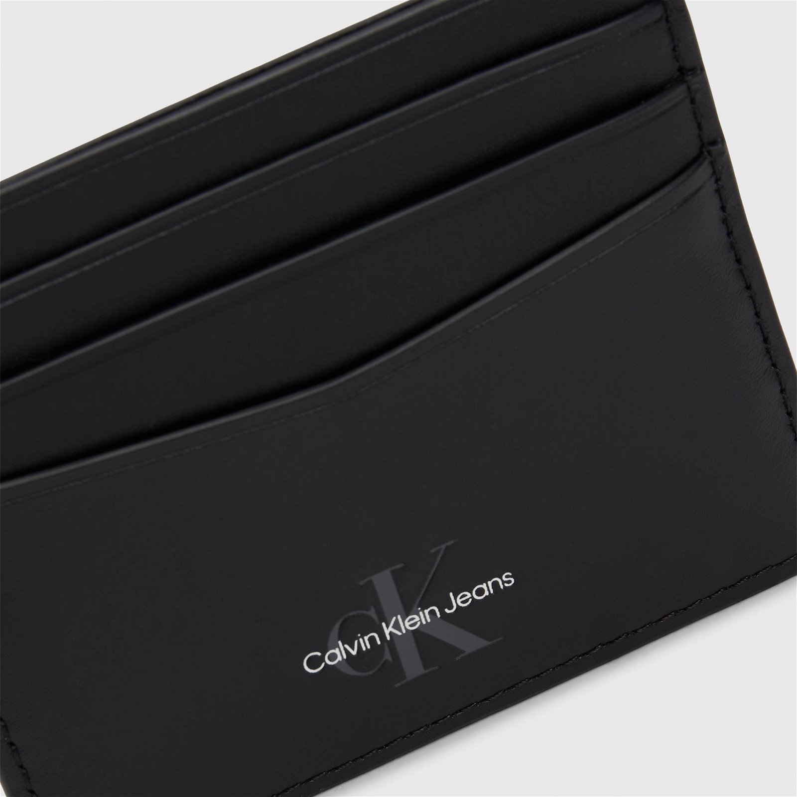 Calvin Klein Jeans Monogram Soft Erkek Siyah Kartlık