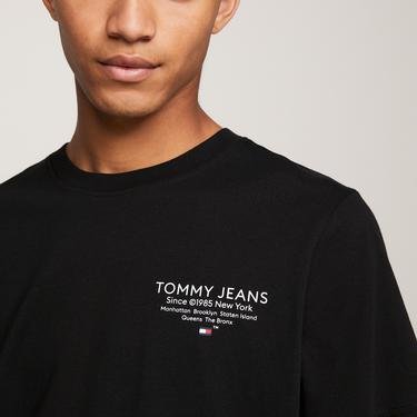  Tommy Hilfiger Erkek Siyah Tshirt