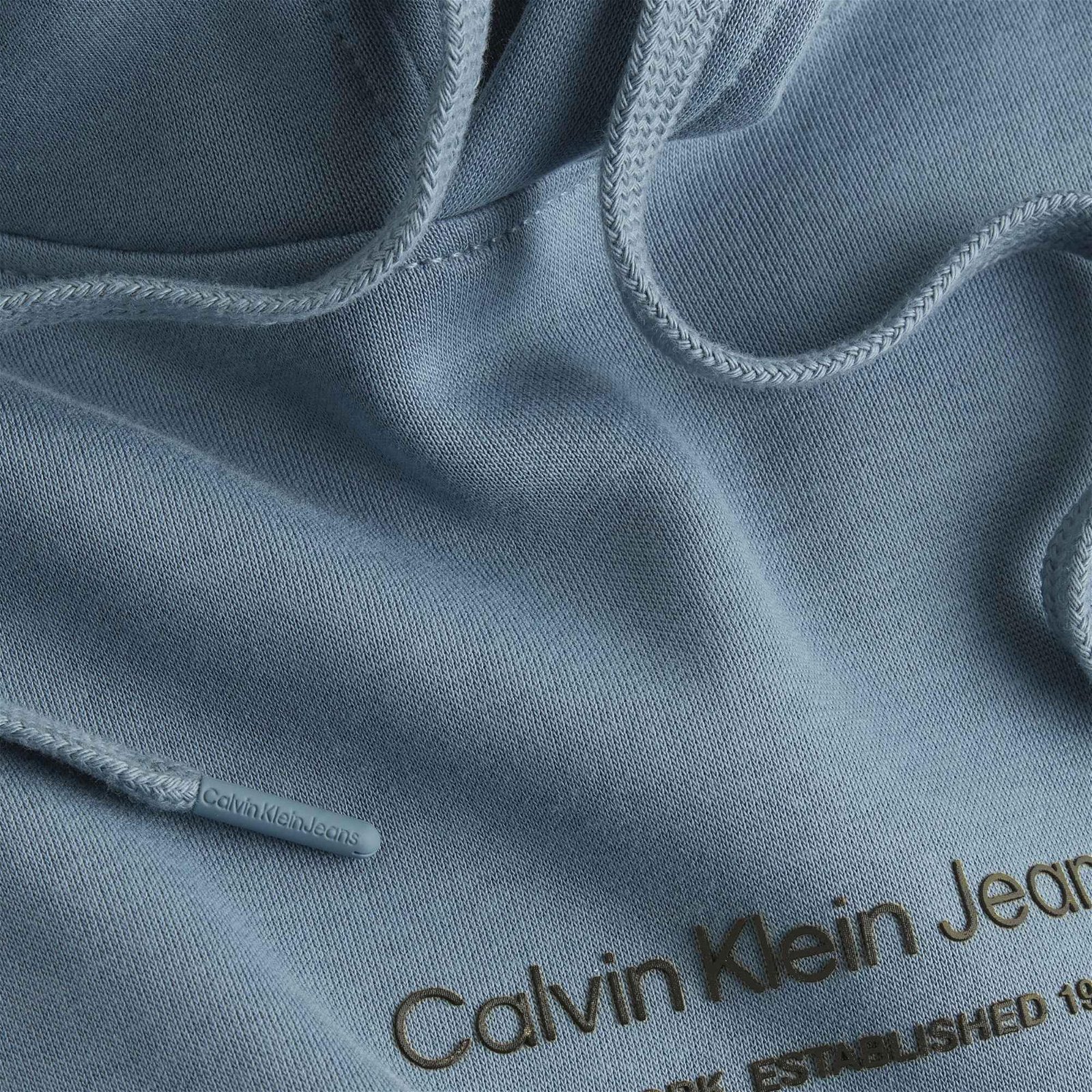 Calvin Klein Erkek Mavi Sweatshirt