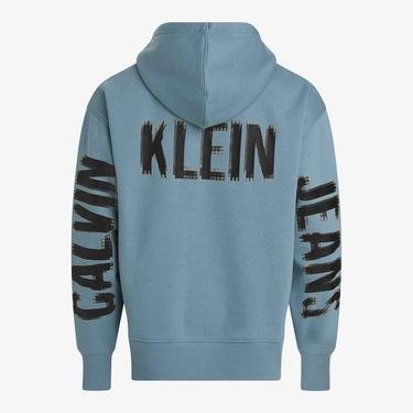  Calvin Klein Erkek Mavi Sweatshirt