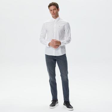  Calvin Klein Erkek Beyaz Gömlek
