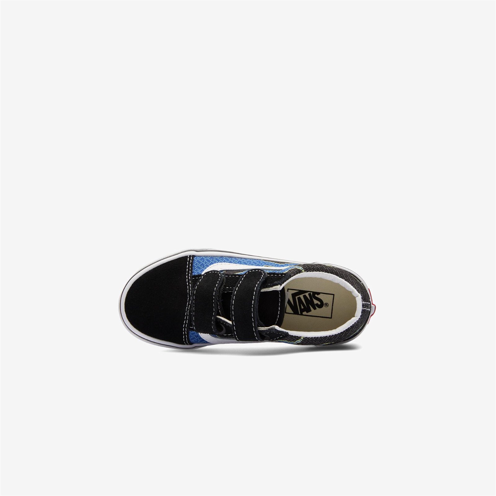Vans Old Skool V Çocuk Siyah/Mavi Sneaker
