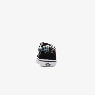  Vans Old Skool V Bebek Siyah/Beyaz Sneaker
