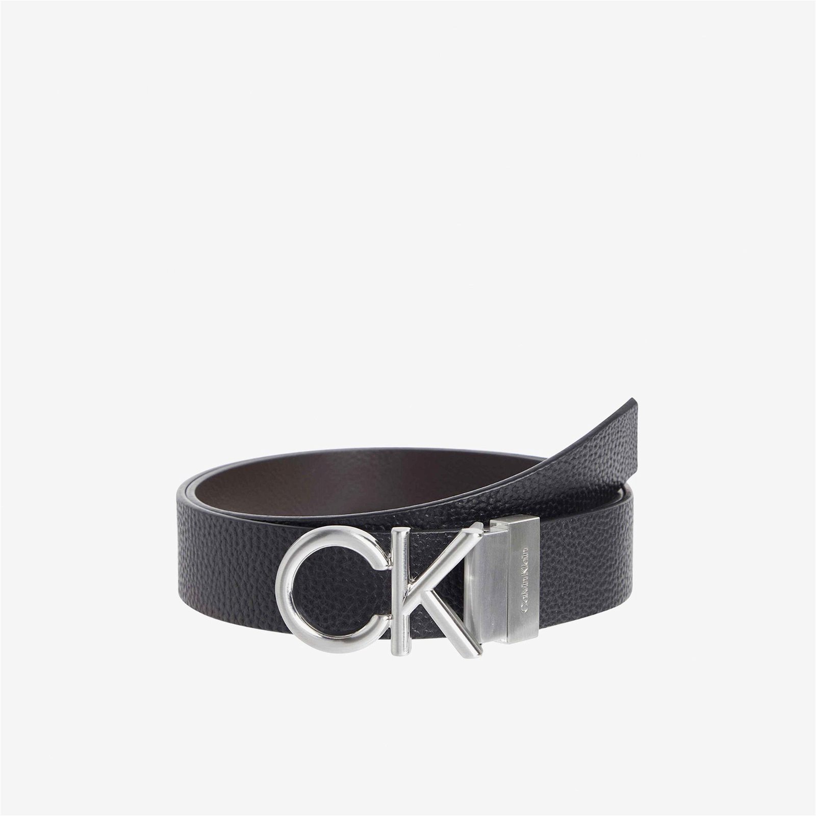 Calvin Klein Logo Erkek Siyah Kemer