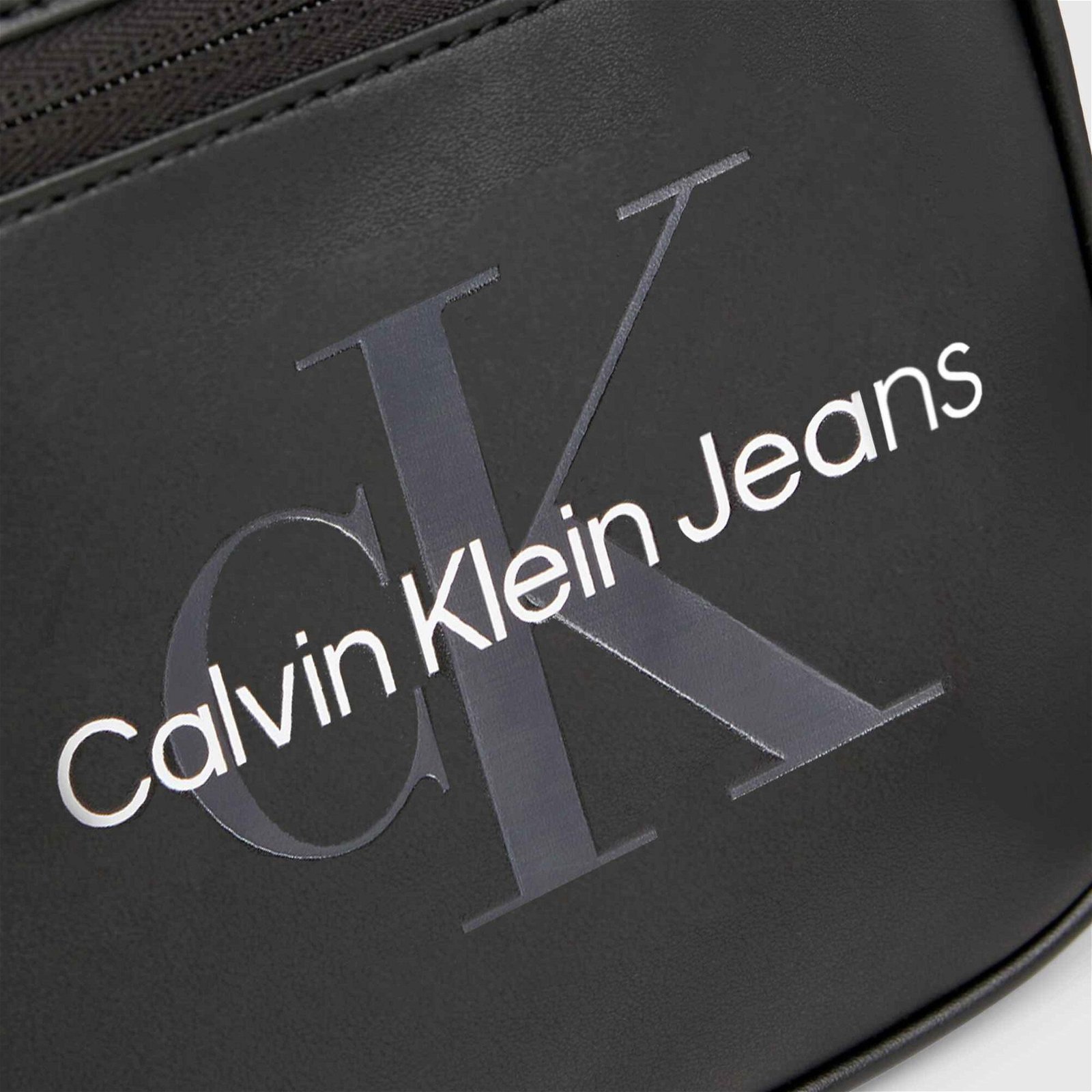 Calvin Klein Jeans Monogram Soft Erkek Siyah Omuz Çantası