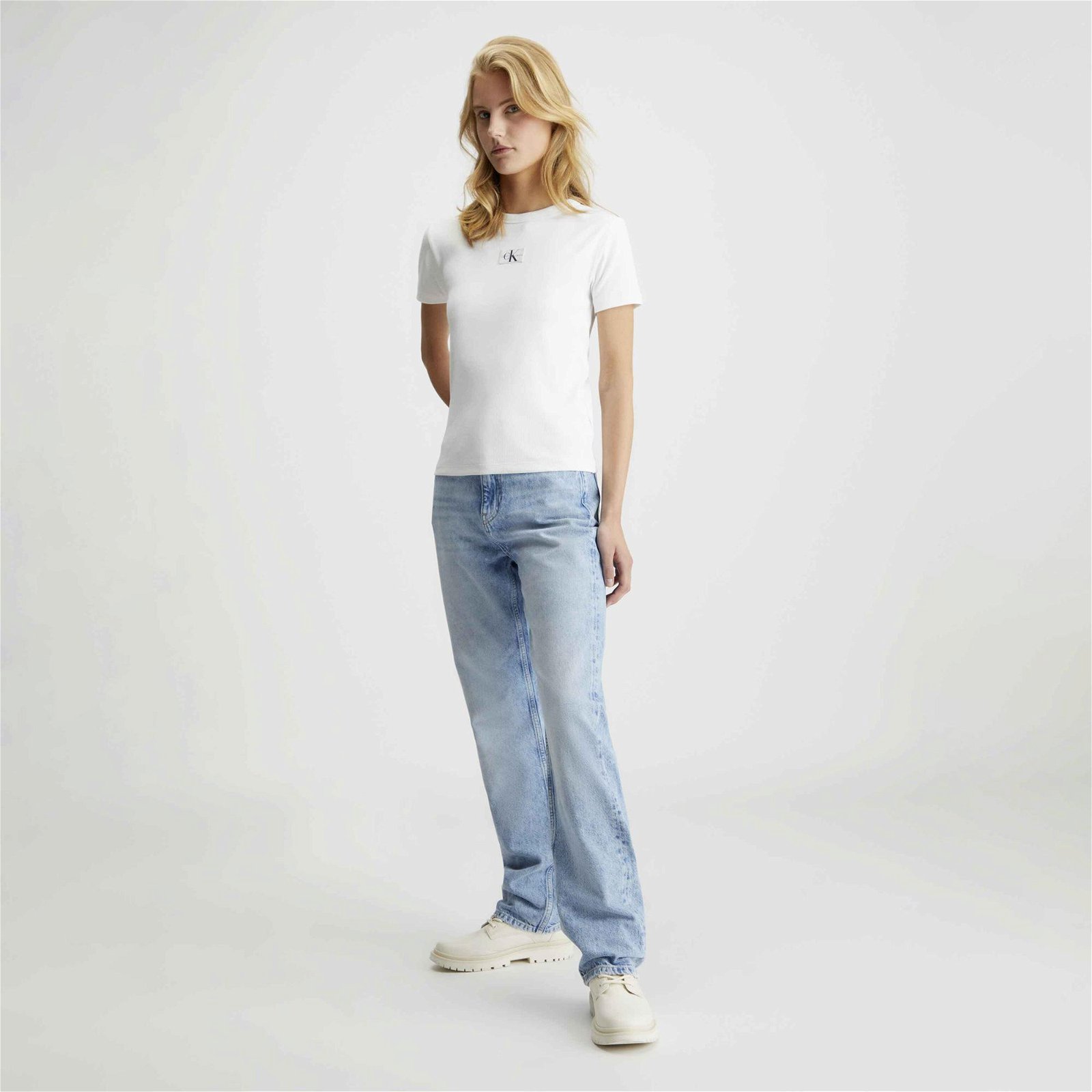 Calvin Klein Jeans Kadın Mavi Gömlek
