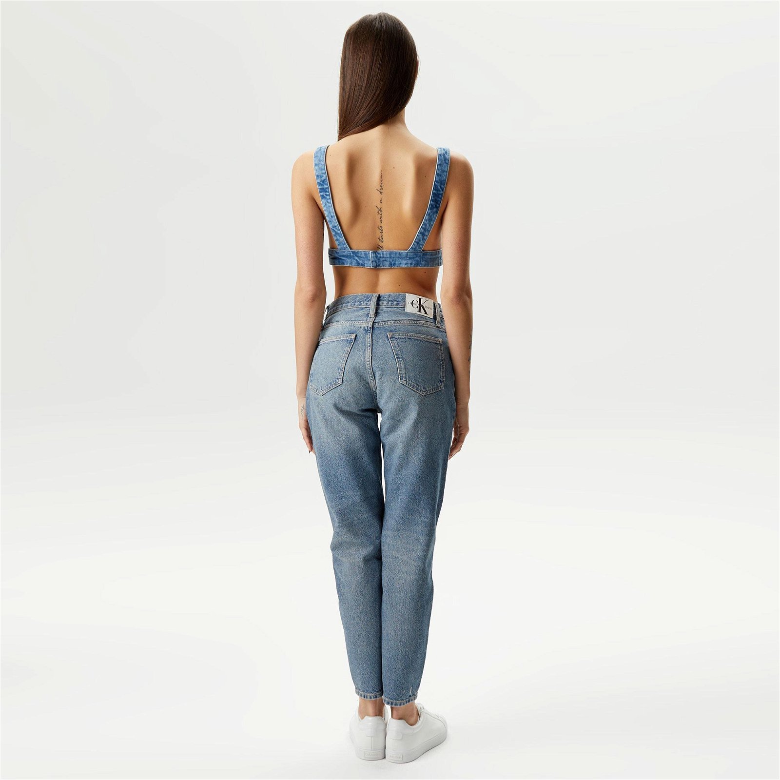 Calvin Klein Jeans Recycled Kadın Mavi Jean