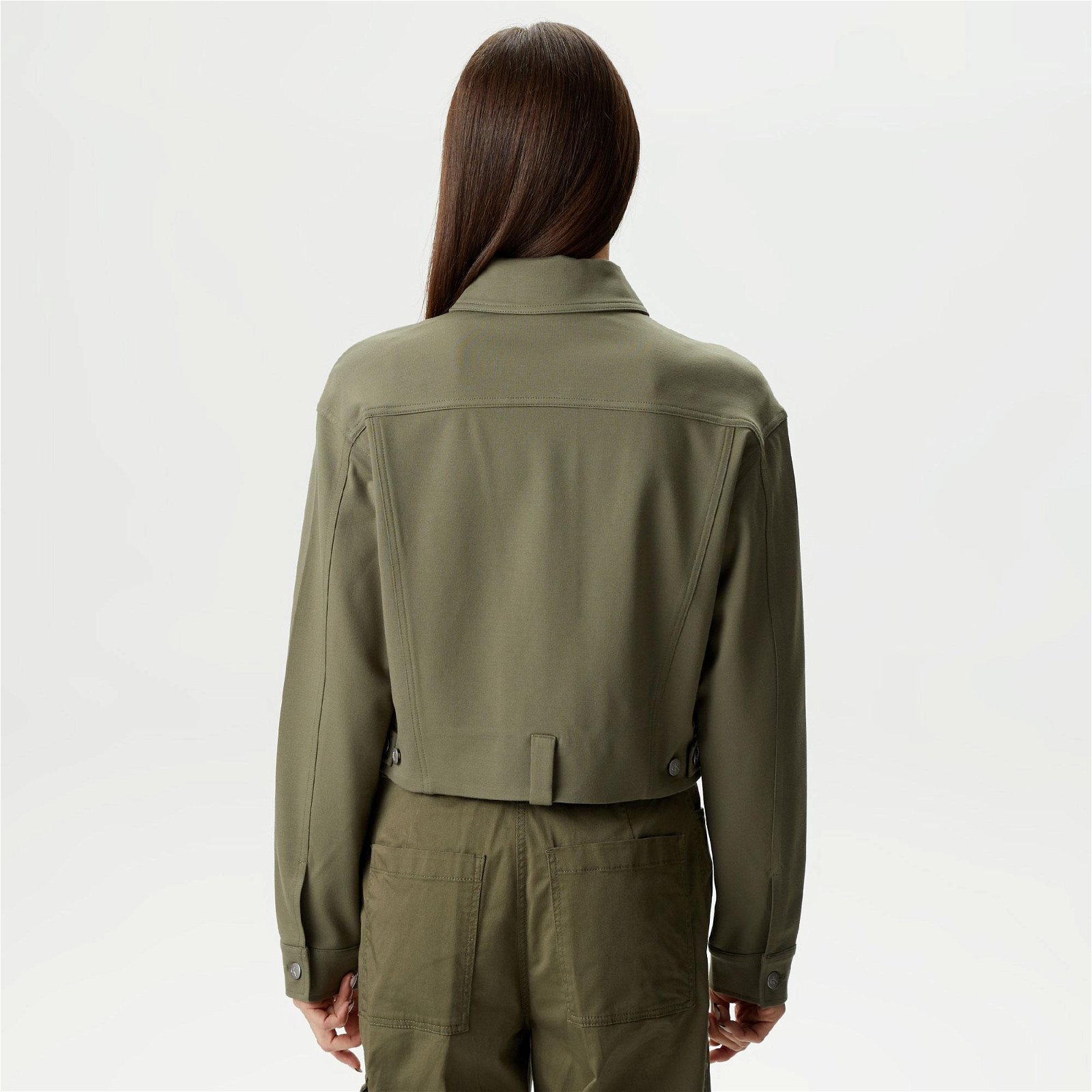 Calvin Klein Jeans Sensory Kadın Yeşil Ceket