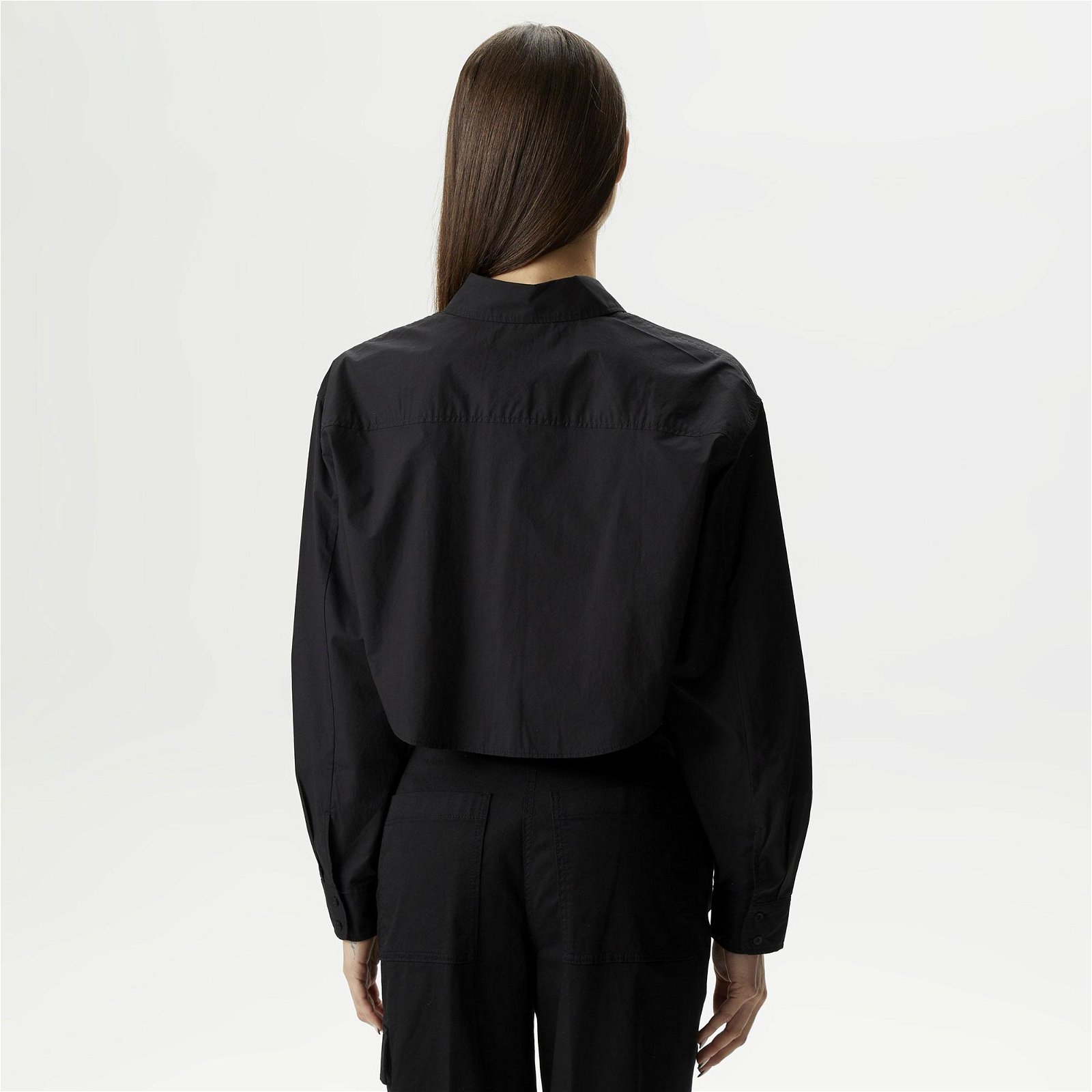Calvin Klein Jeans Woven Label Kadın Siyah Gömlek
