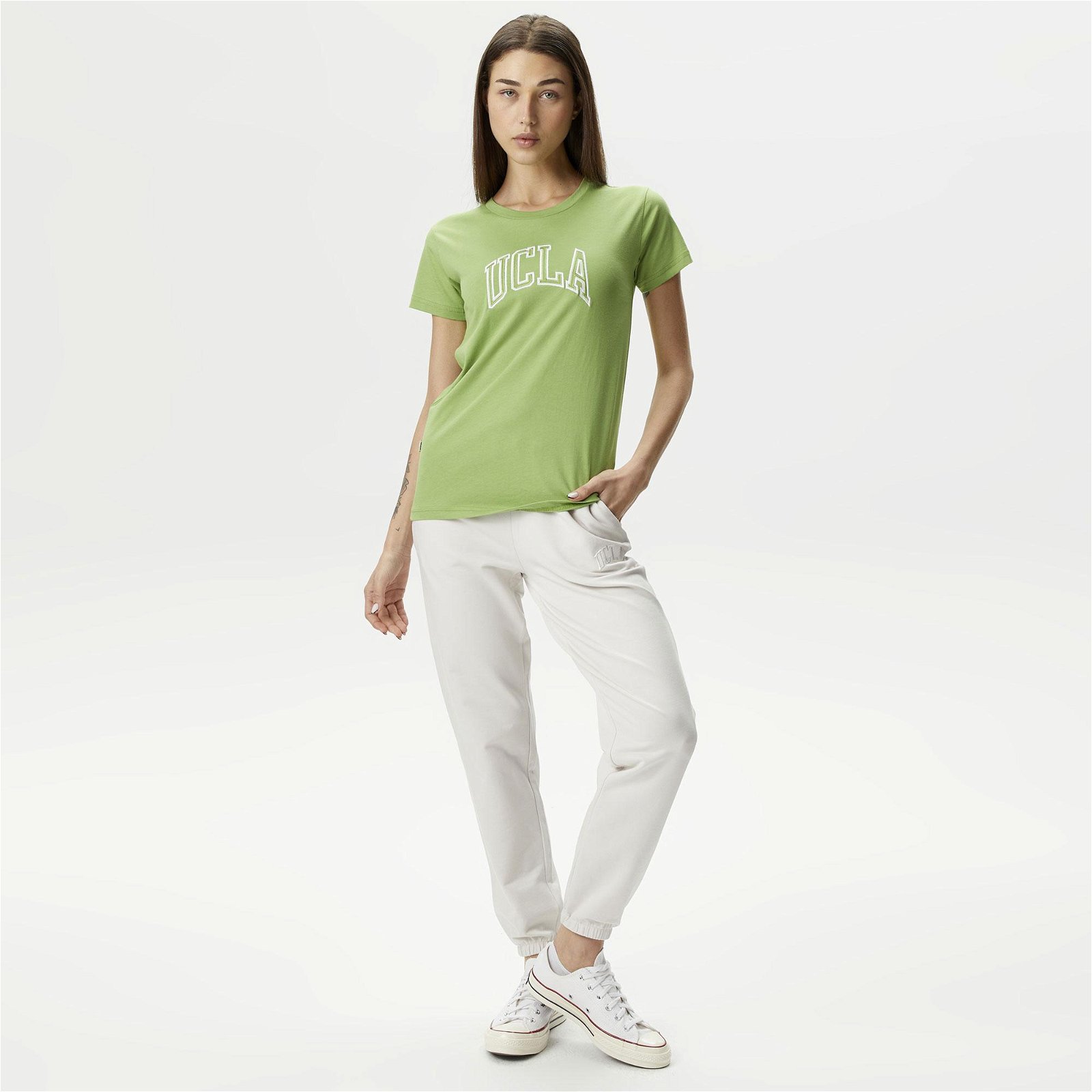 Ucla Angela Kadın Yeşil T-Shirt