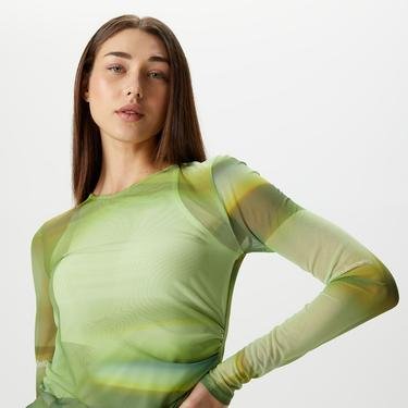  Calvin Klein Jeans Second Skin Kadın Yeşil Elbise