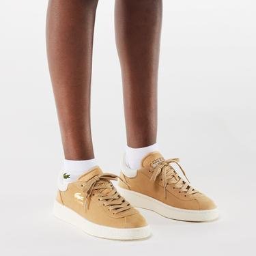  Lacoste Baseshot Premium Kadın Kahverengi Sneaker
