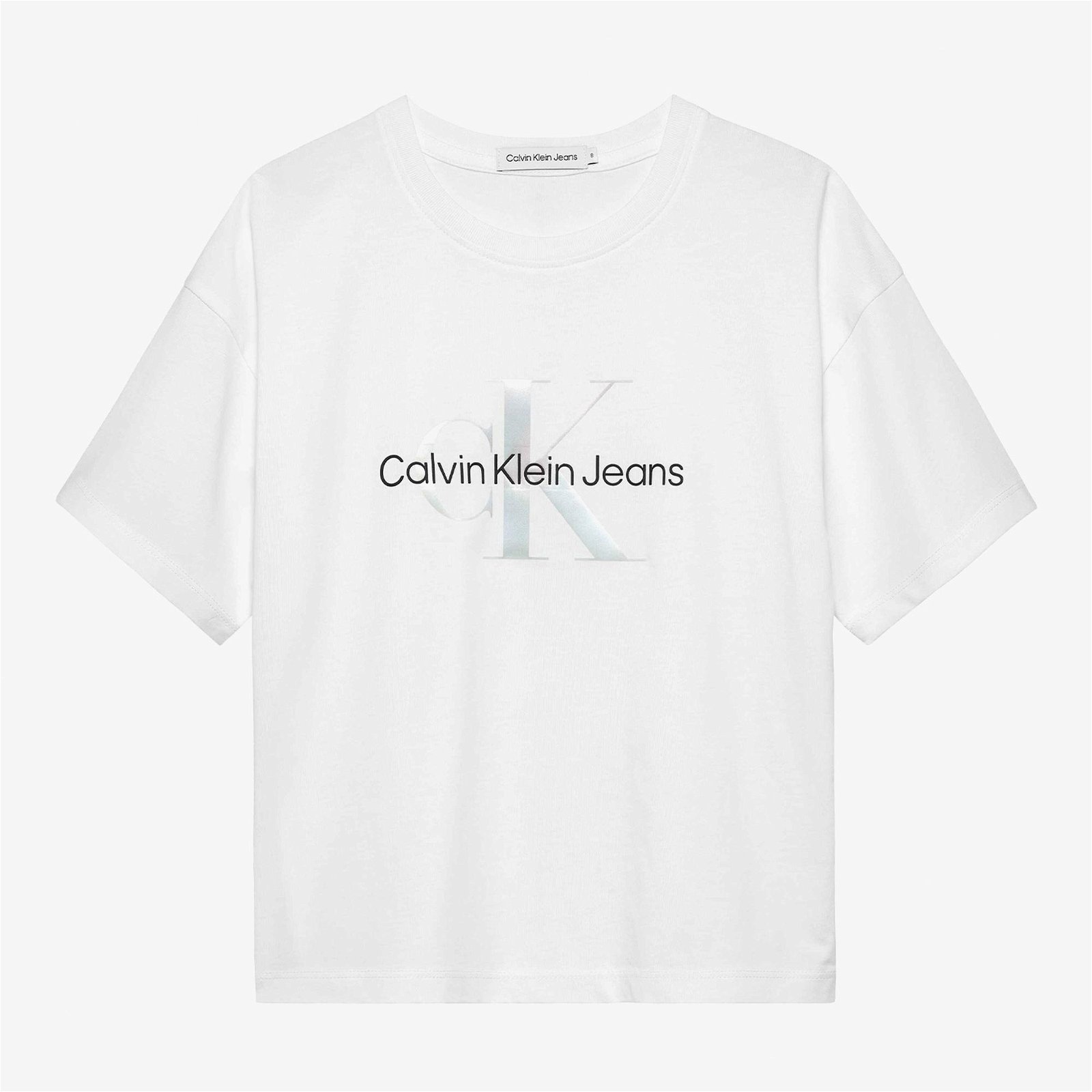 Calvin Klein Jeans Story 2 Çocuk Beyaz T-Shirt