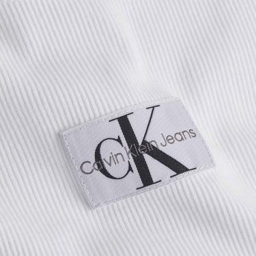 Calvin Klein Jeans Woven Label Kadın Beyaz Bluz