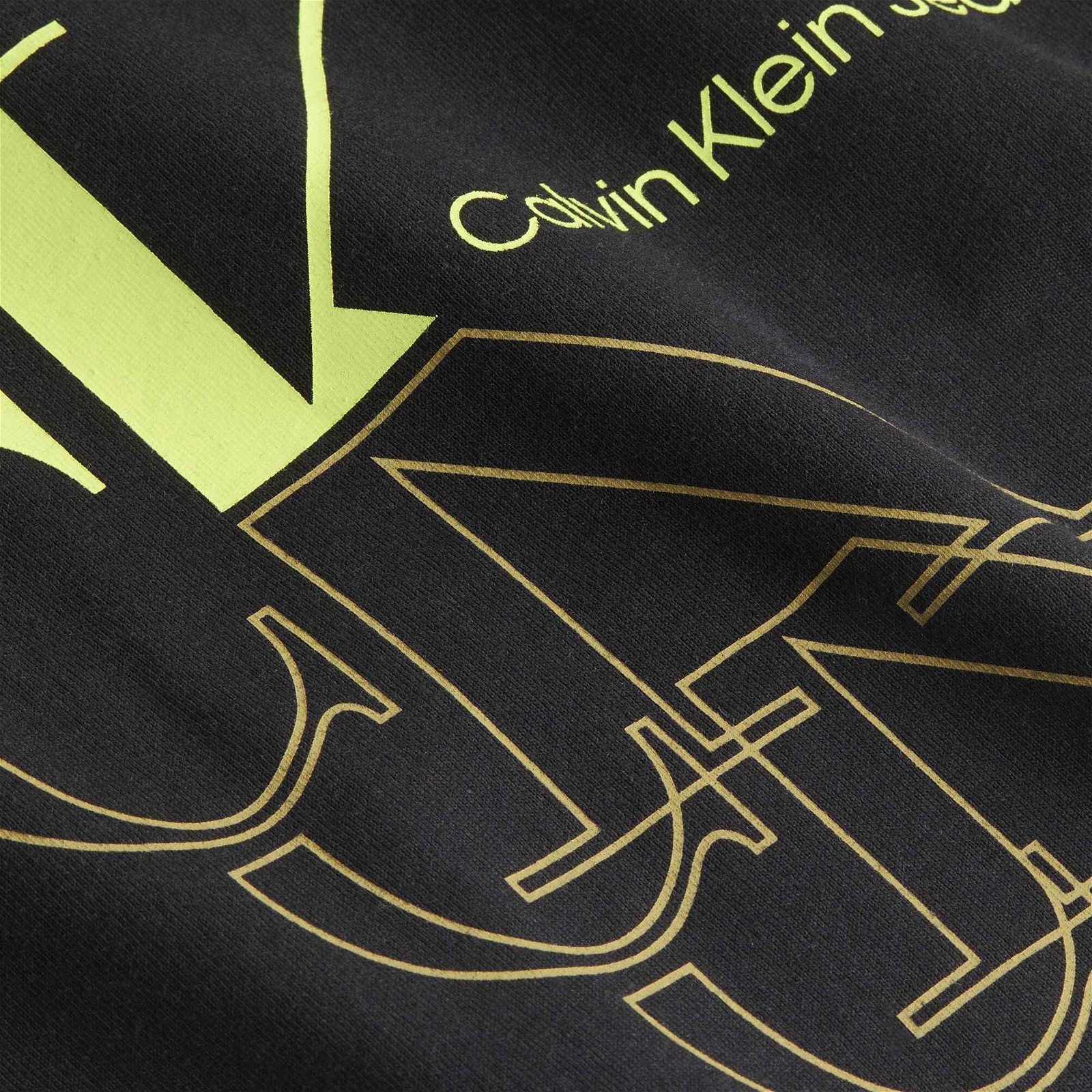 Calvin Klein Jeans Meta Minimal Erkek Siyah T-Shirt