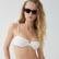 Mango Kadın Desenli Brazilian Bikini Altı Beyaz