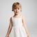 Mango Çocuk Desenli Pamuklu Elbise Kırık Beyaz