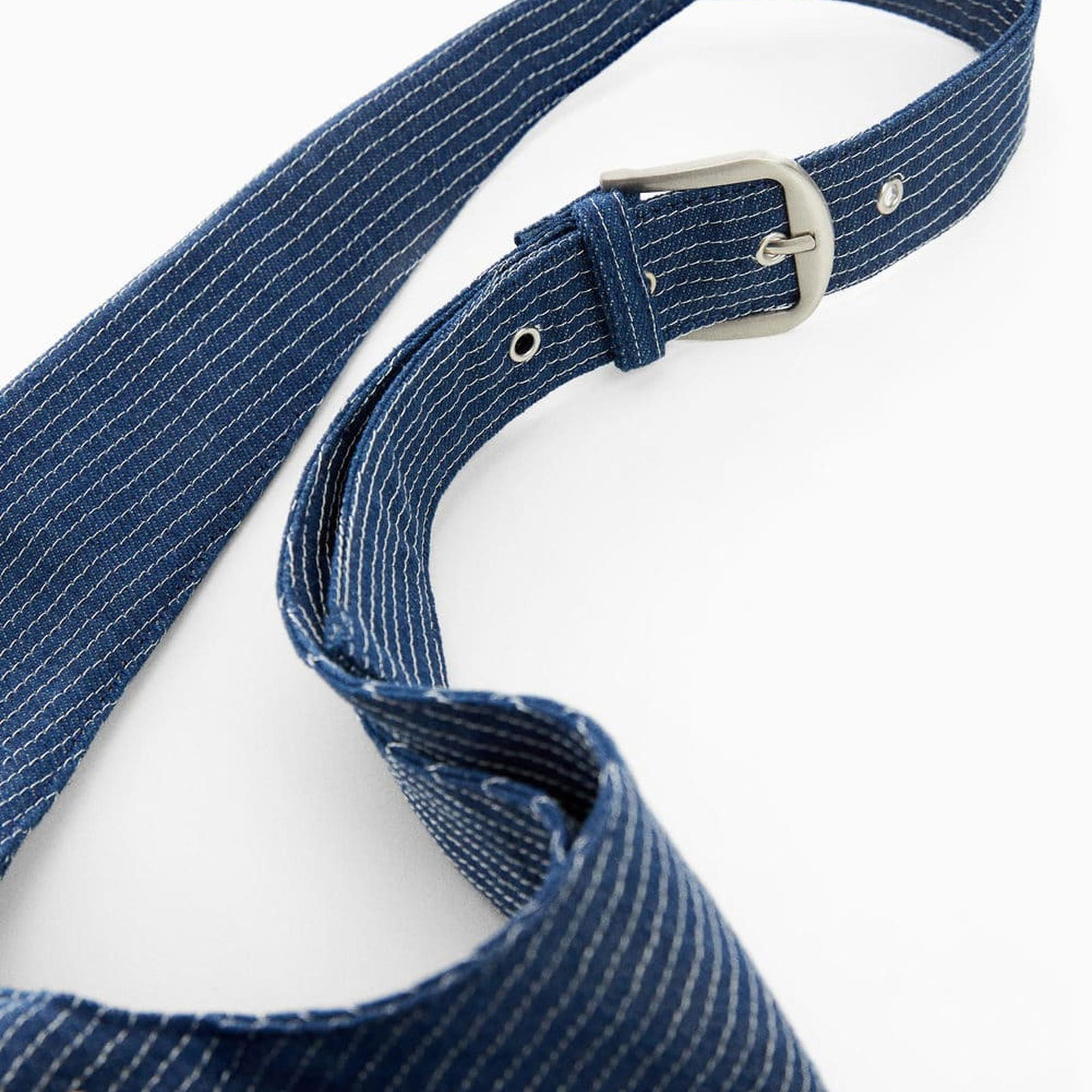 Mango Kadın Cepli Denim Çanta Koyu Mavi