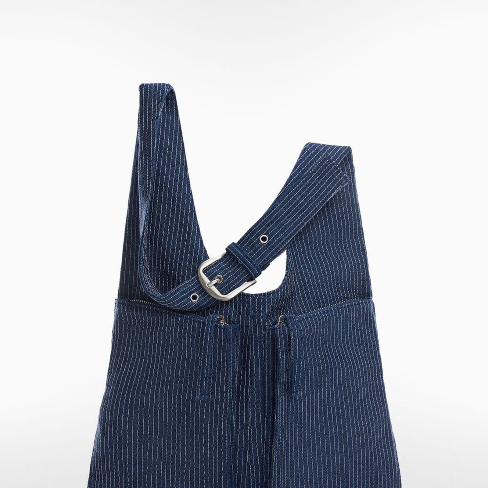 Mango Kadın Cepli Denim Çanta Koyu Mavi