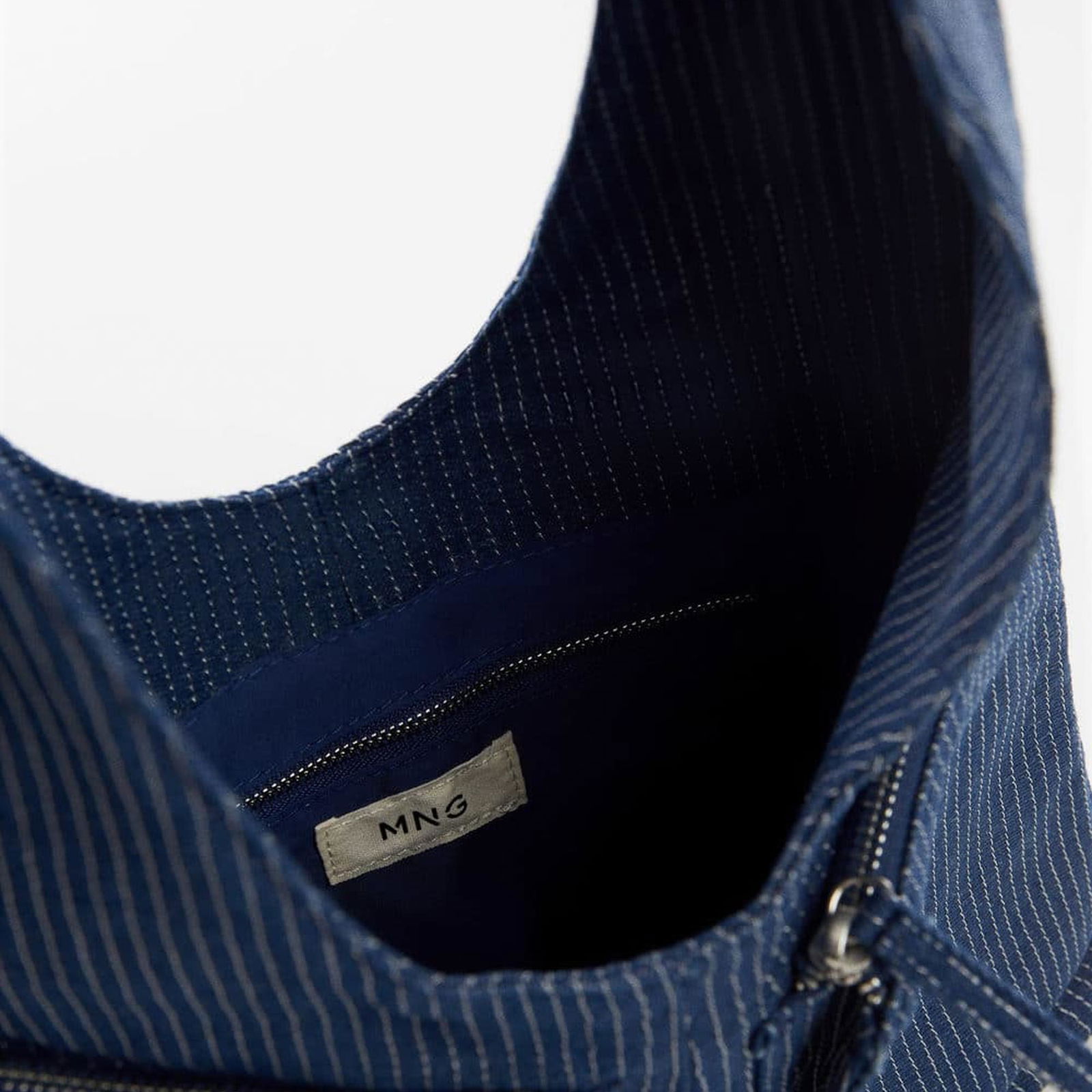 Mango Kadın Cepli Denim Çanta Koyu Mavi