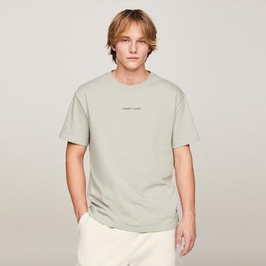  Tommy Jeans New Classics Erkek Gri T-Shirt