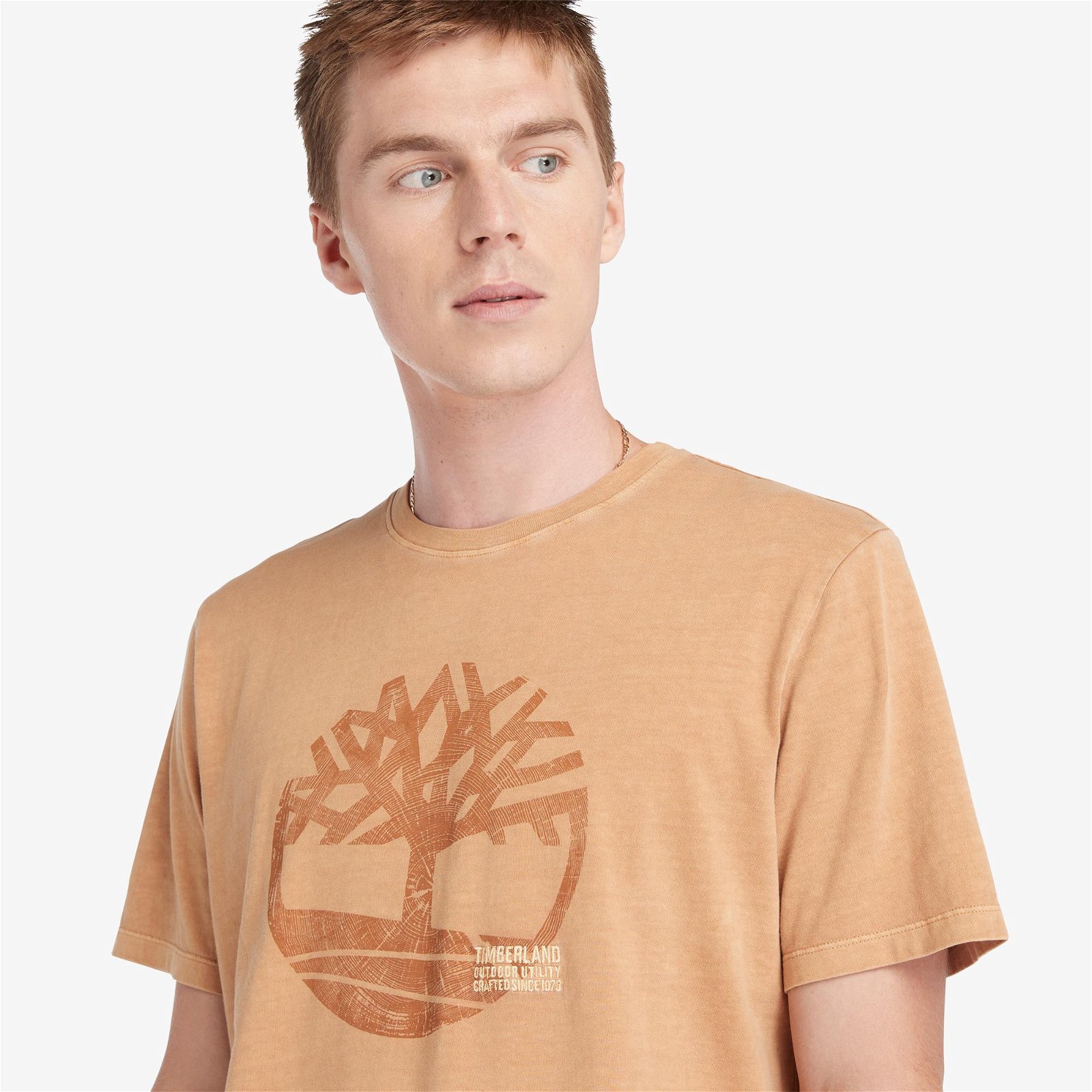 Timberland Garment Graphic Erkek Sarı T-Shirt